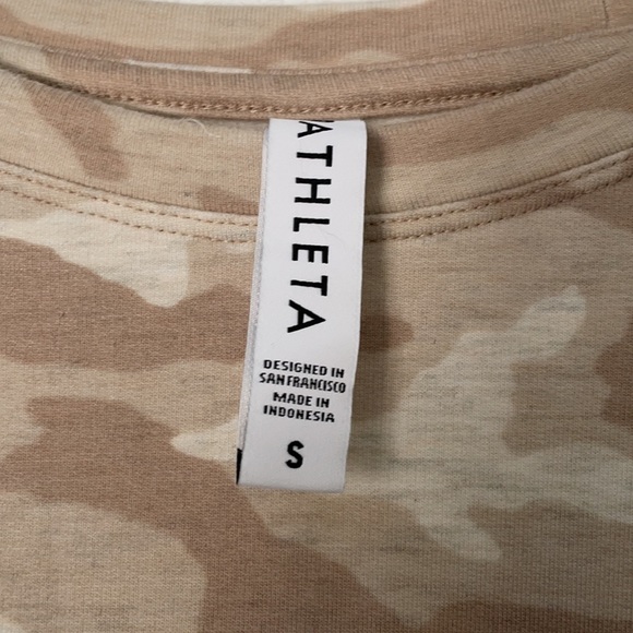 Athleta Neutral Camo Sweatshirt - Picture 2 of 2